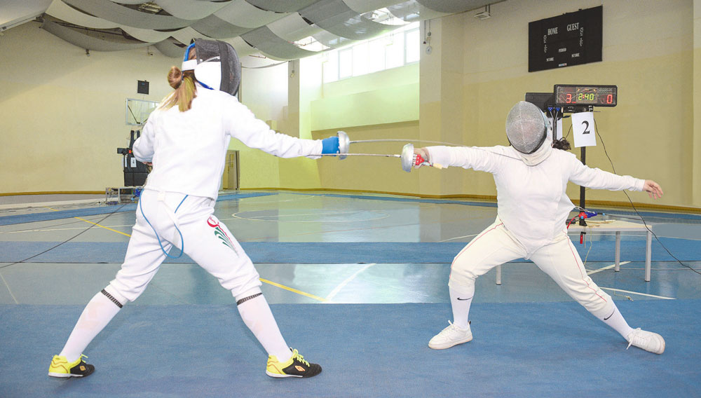 Championship competitions took place in Balkanabat fencing countries