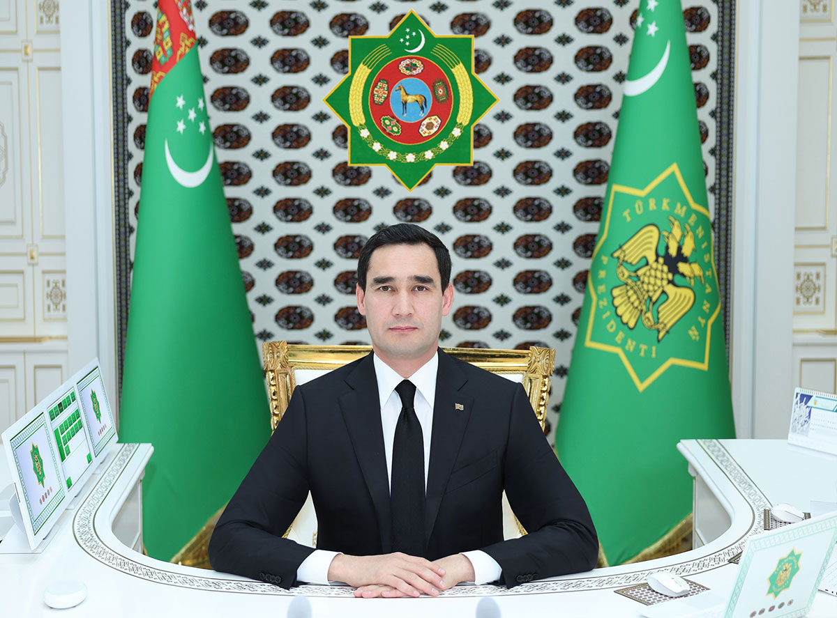 The President of Turkmenistan held a working meeting via a digital system