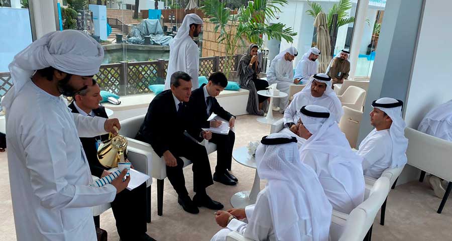 The meetings of the delegation of Turkmenistan within the framework of the World Governments Summit in the UAE