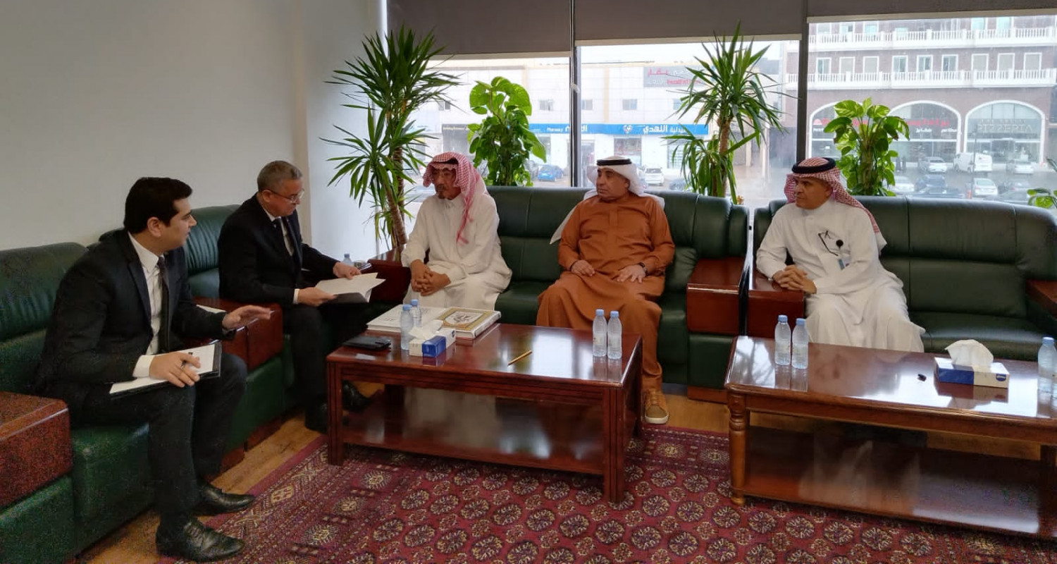 The meeting of the Ambassador of Turkmenistan with the head of the Center for Research and Intercommunication Knowledge in Riyadh