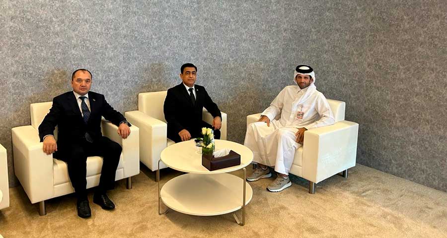 Visit of the delegation of Turkmenistan to Qatar