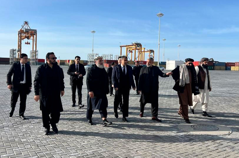 The Afghan delegation visited the Turkmenbashy International Seaport