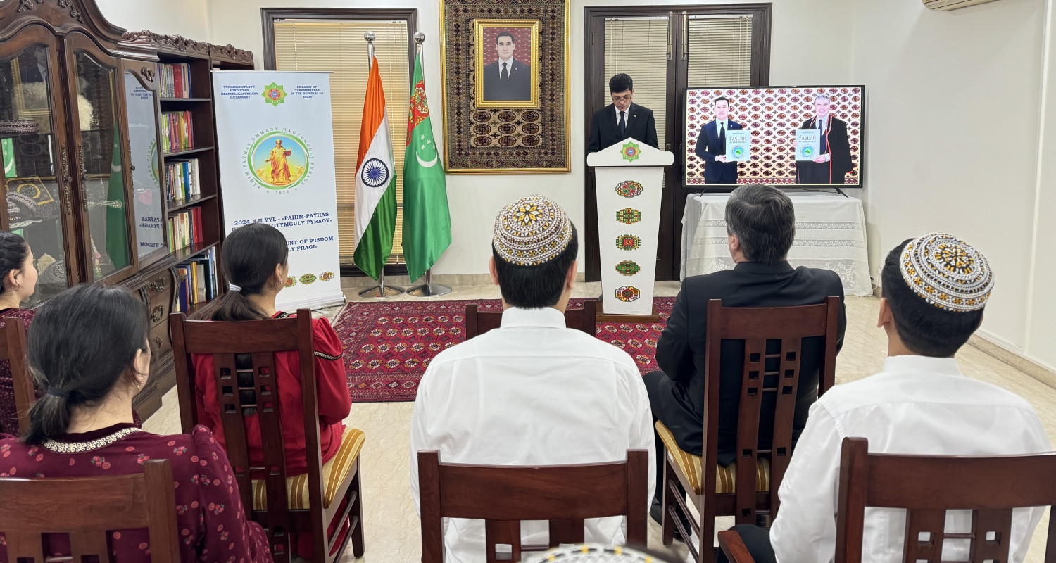 Türkmenistanyň Hindistan Respublikasyndaky Ilçihanasynda brifing geçirildi