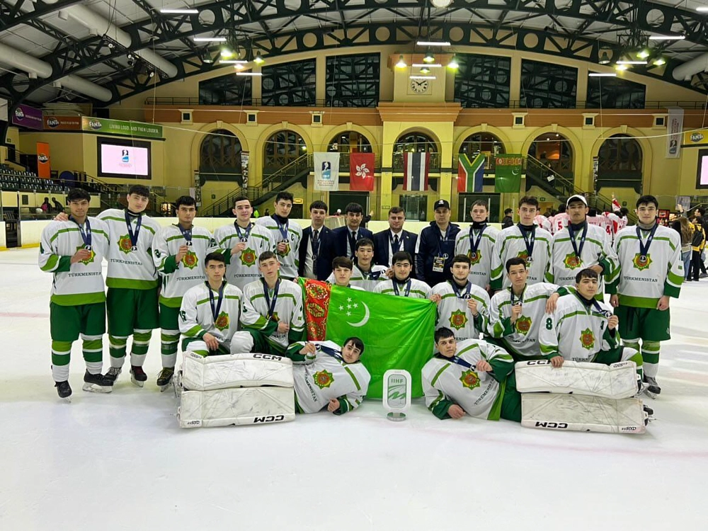 Turkmenistan's hockey players won silver in the third division of group "B" at the 2024 Junior World Cup in South Africa