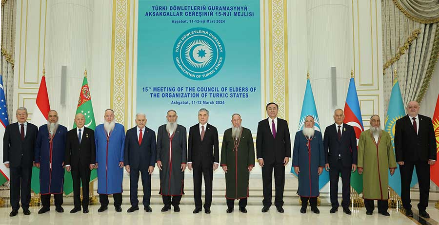 The meeting of the Council of Elders of the Organization of Turkic States (OTS)