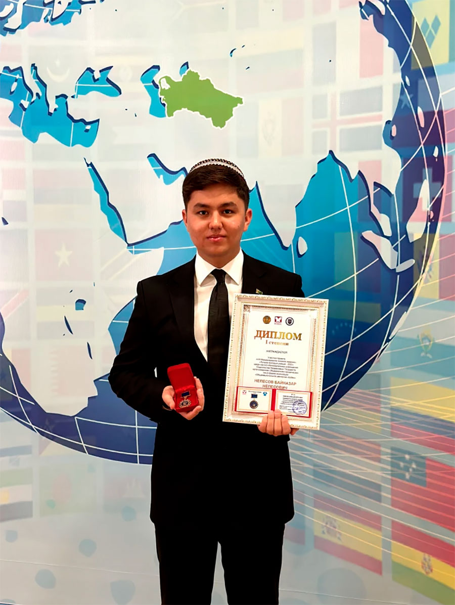 Baynazar Nepesov is the best young scientist in the CIS