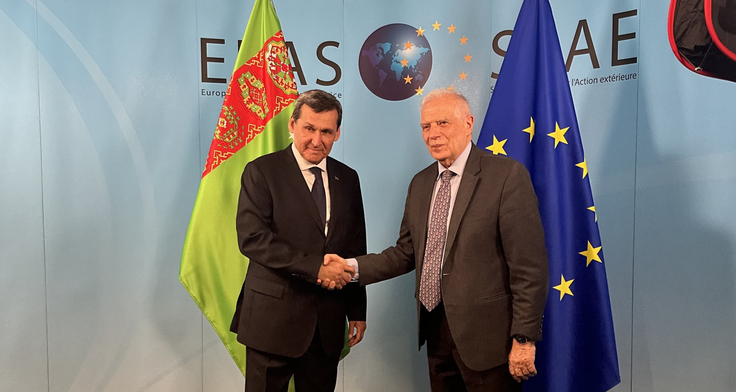 Глава МИД Туркменистана провел встречу с верховным представителем ЕС по внешней политике и безопасности