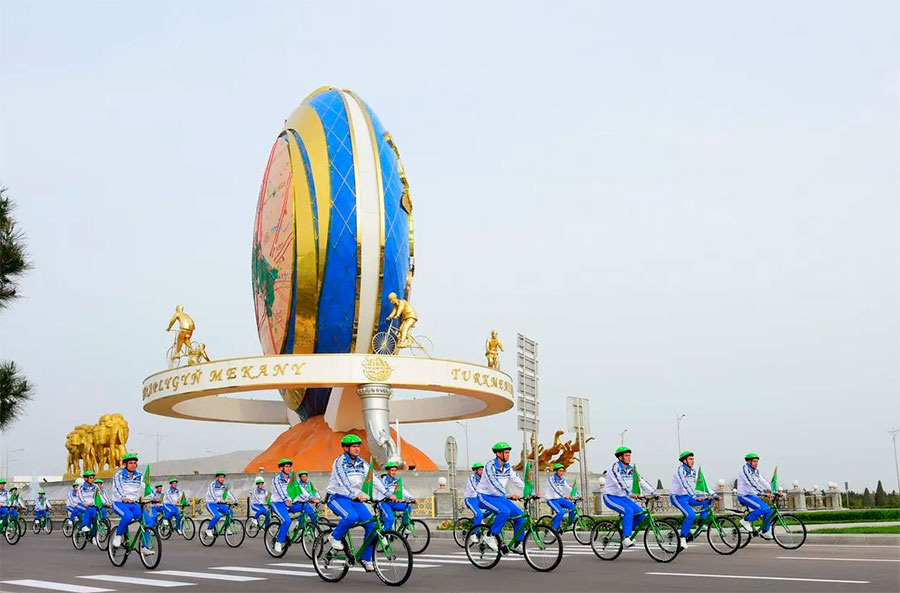 A mass bike ride in honor of World Health Day will be held in the capital of Turkmenistan