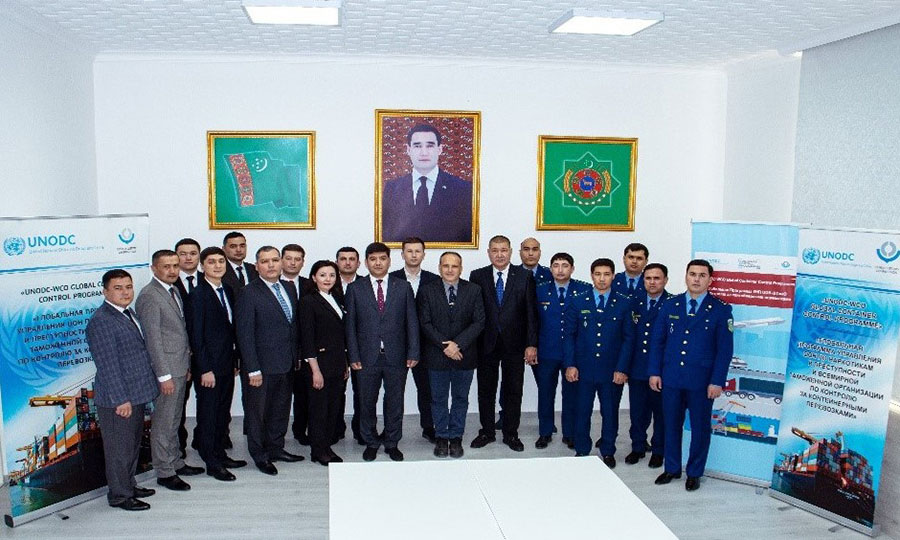 Turkmenabat hosted a Turkmen-Uzbek training for members of the Port Control Units