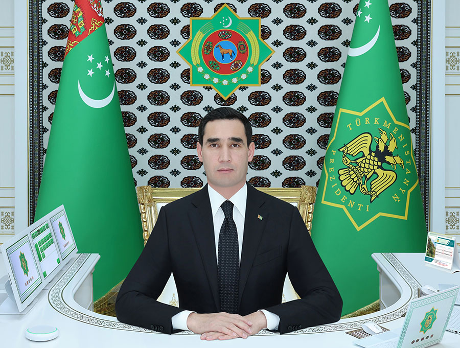 Türkmenistanyň söwda toplumynyň sergisine gatnaşyjylara