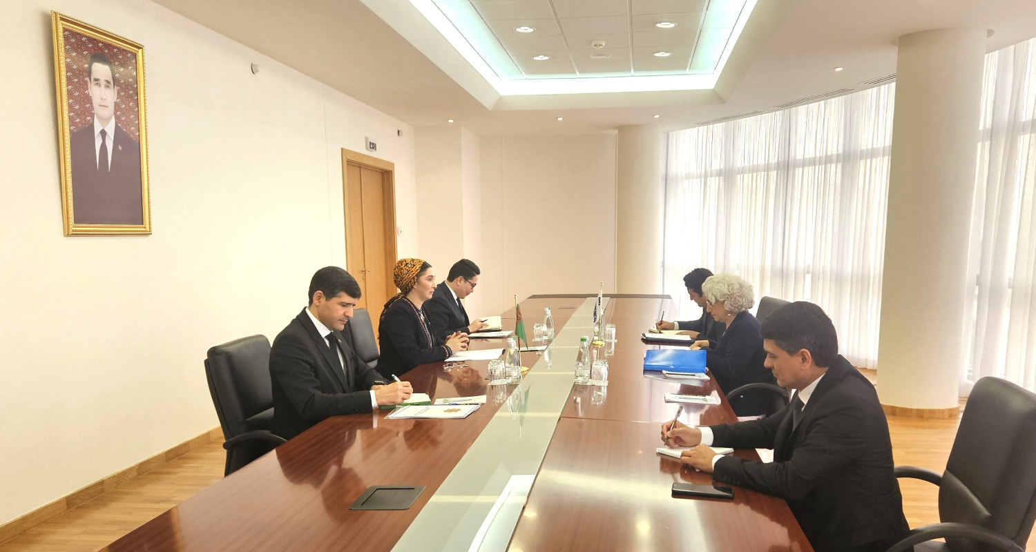 A meeting was held at the MFA of Turkmenistan with the delegation of the OSCE Parliamentary Assembly for Central Asia
