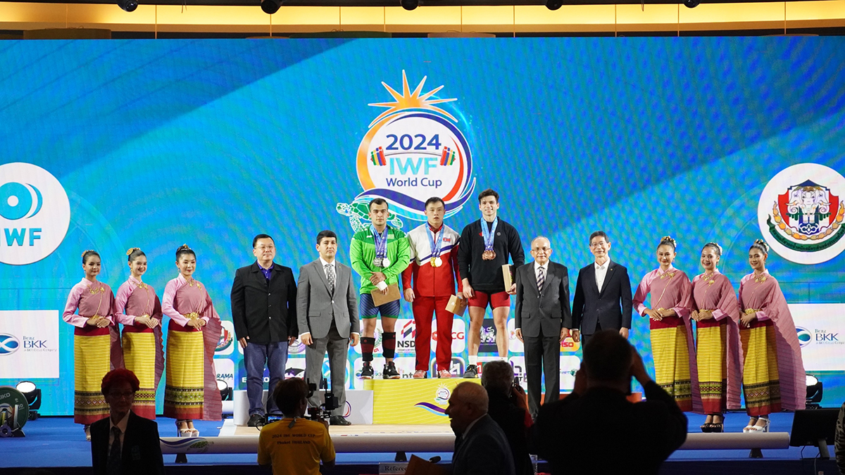 A weightlifter from Turkmenistan became a silver medalist at the 2024 World Cup in Thailand