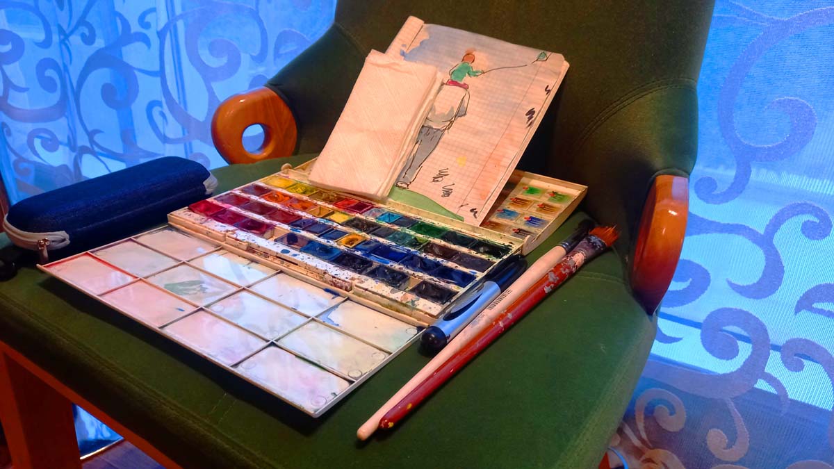 «Папа, нарисуй!»: в Ашхабаде почтили память художника Аманмурада Серхенова