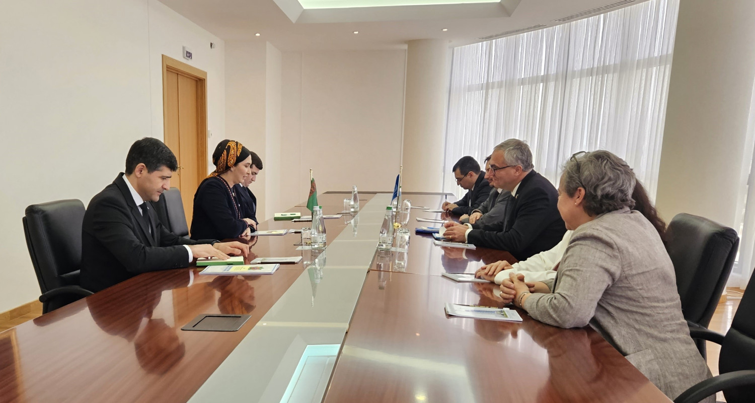 A meeting with the UN-Habitat was held at the MFA of Turkmenistan