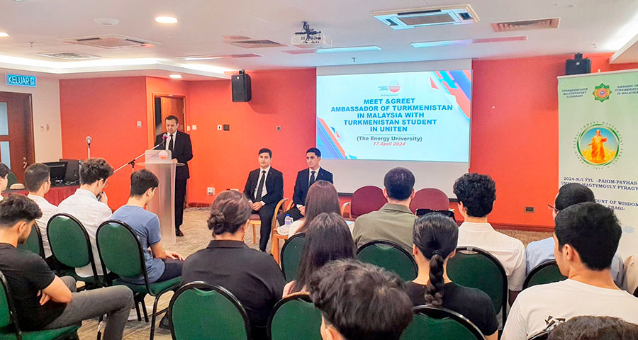 The books of the President of Turkmenistan “Youth is the support of the Motherland” and “Anau – culture from the depths of millennia” were presented at the Tenaga Nasional University (UNITEN) of Malaysia