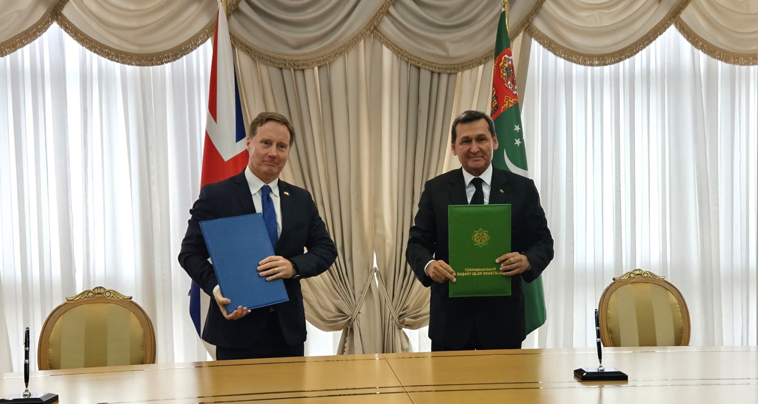 The signing ceremony of bilateral documents took place at the Ministry of Foreign Affairs of Turkmenistan