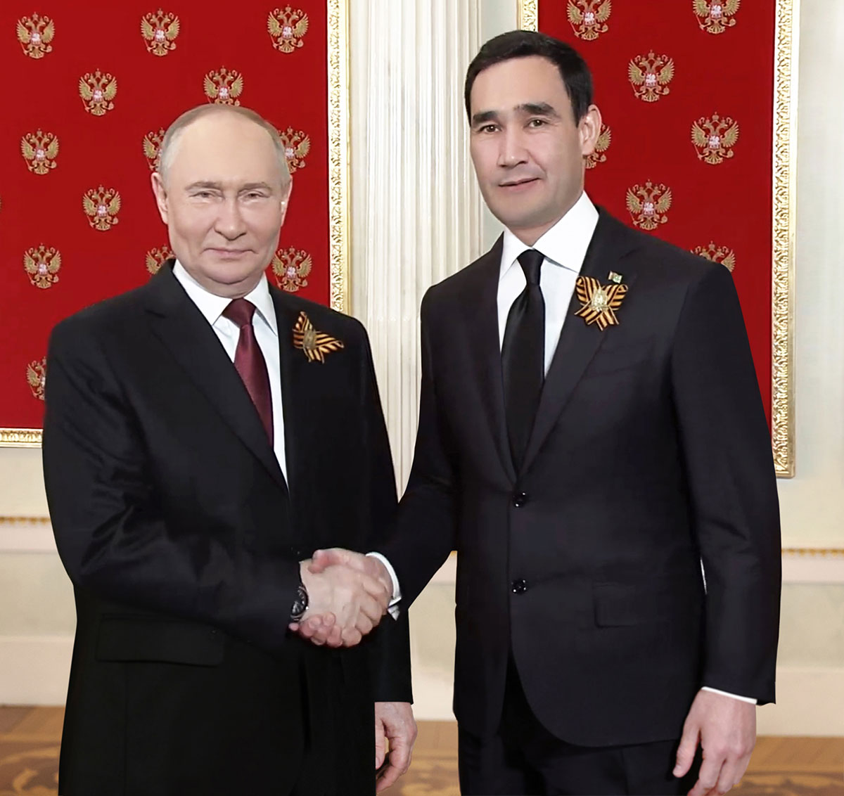 President of Turkmenistan took part in the celebrations held in Moscow in honour of Victory Day