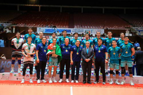 Volleyball players of Turkmenistan won silver medals at the CAVA Nations League