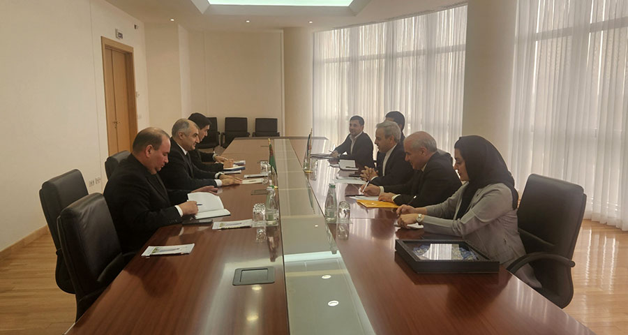 A meeting was held at the MFA of Turkmenistan with members of the business delegation of the Islamic Republic of Iran