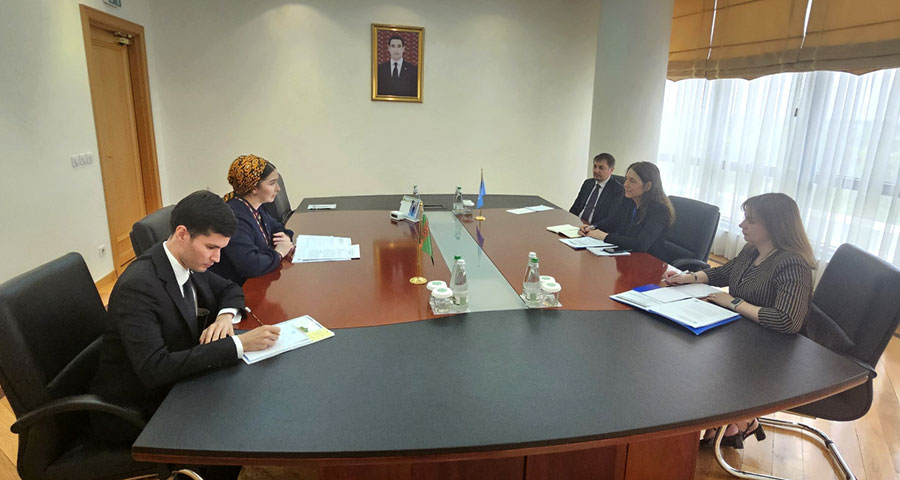 A meeting was held with the UN OHCHR Regional Representative for Central Asia
