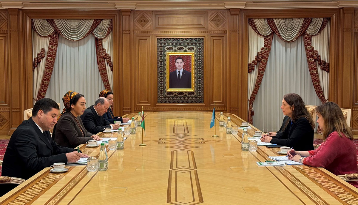 A meeting was held at the Mejlis of Turkmenistan with the Regional Representative of the UN OHCHR