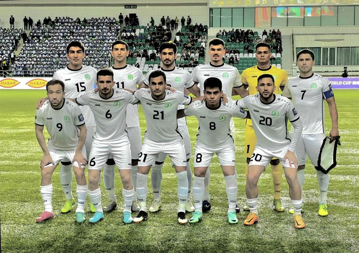 Turkmen football players to play the first ever match with the Greenland national team