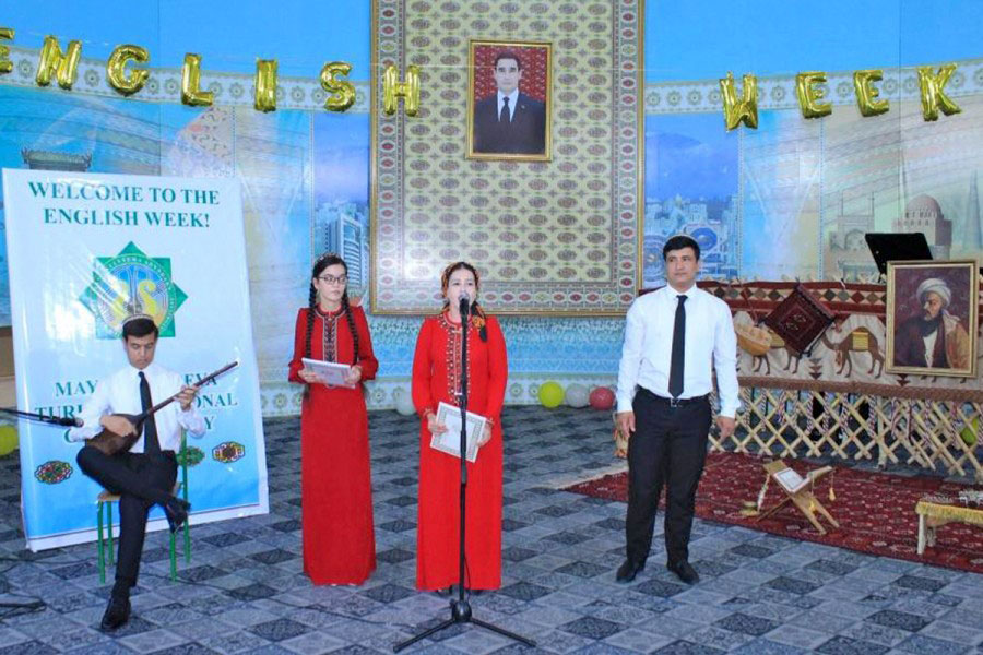 An English language week was held at the Conservatory of Turkmenistan