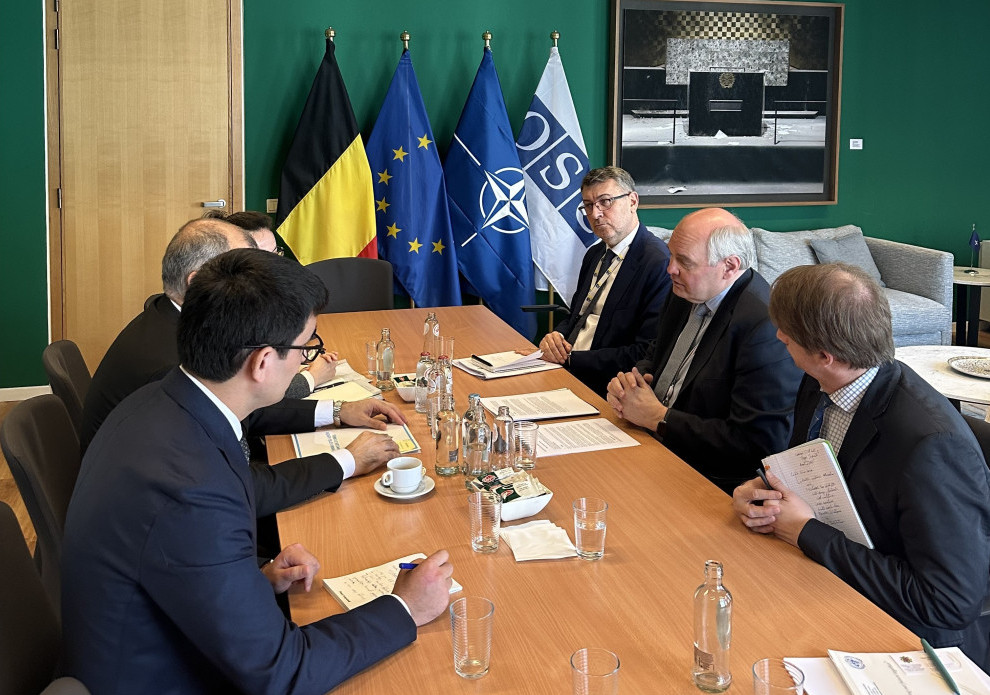 A meeting of the delegation of Turkmenistan took place at the Ministry of Foreign Affairs of Belgium