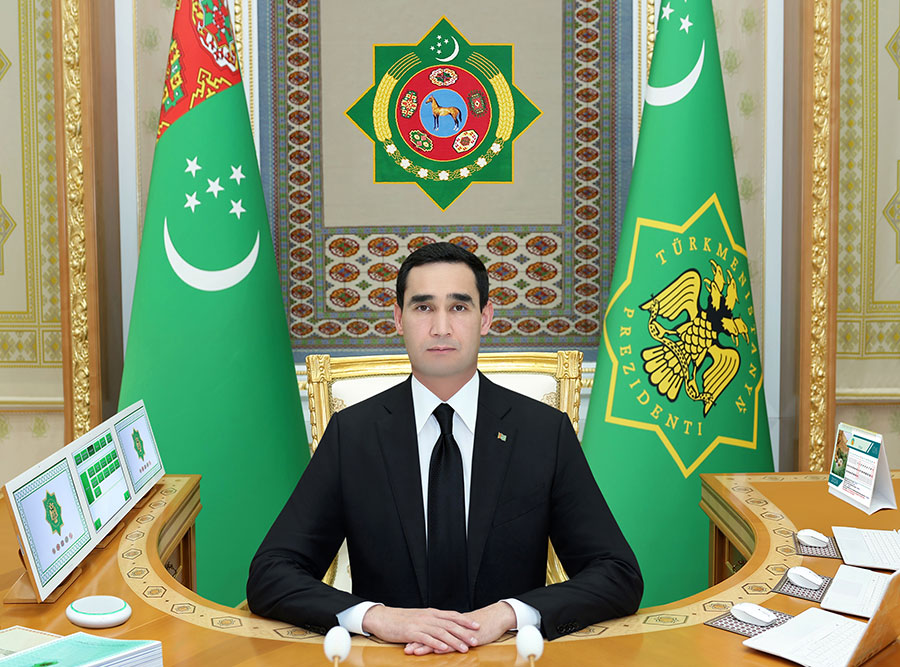 The President of Turkmenistan congratulated the President of the Portuguese Republic