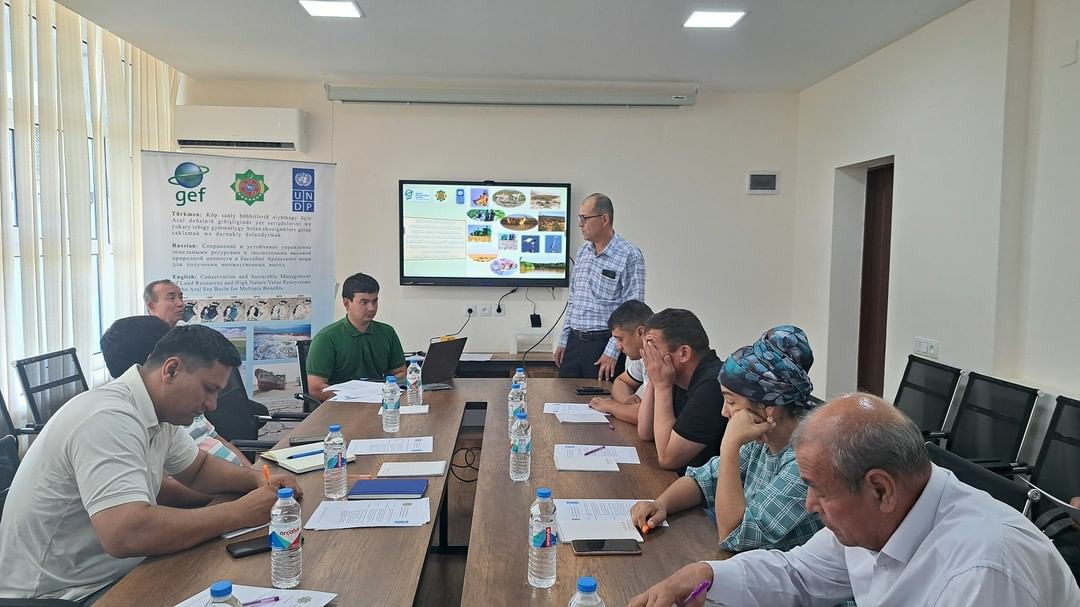 Türkmenistanda öri meýdanlaryny durnukly dolandyrmak boýunça seminar geçirildi