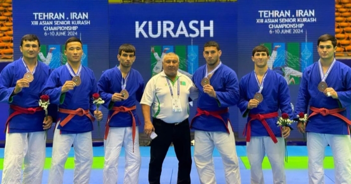 Мастера кураша из Туркменистана завоевали 11 медалей на чемпионате Азии в Иране