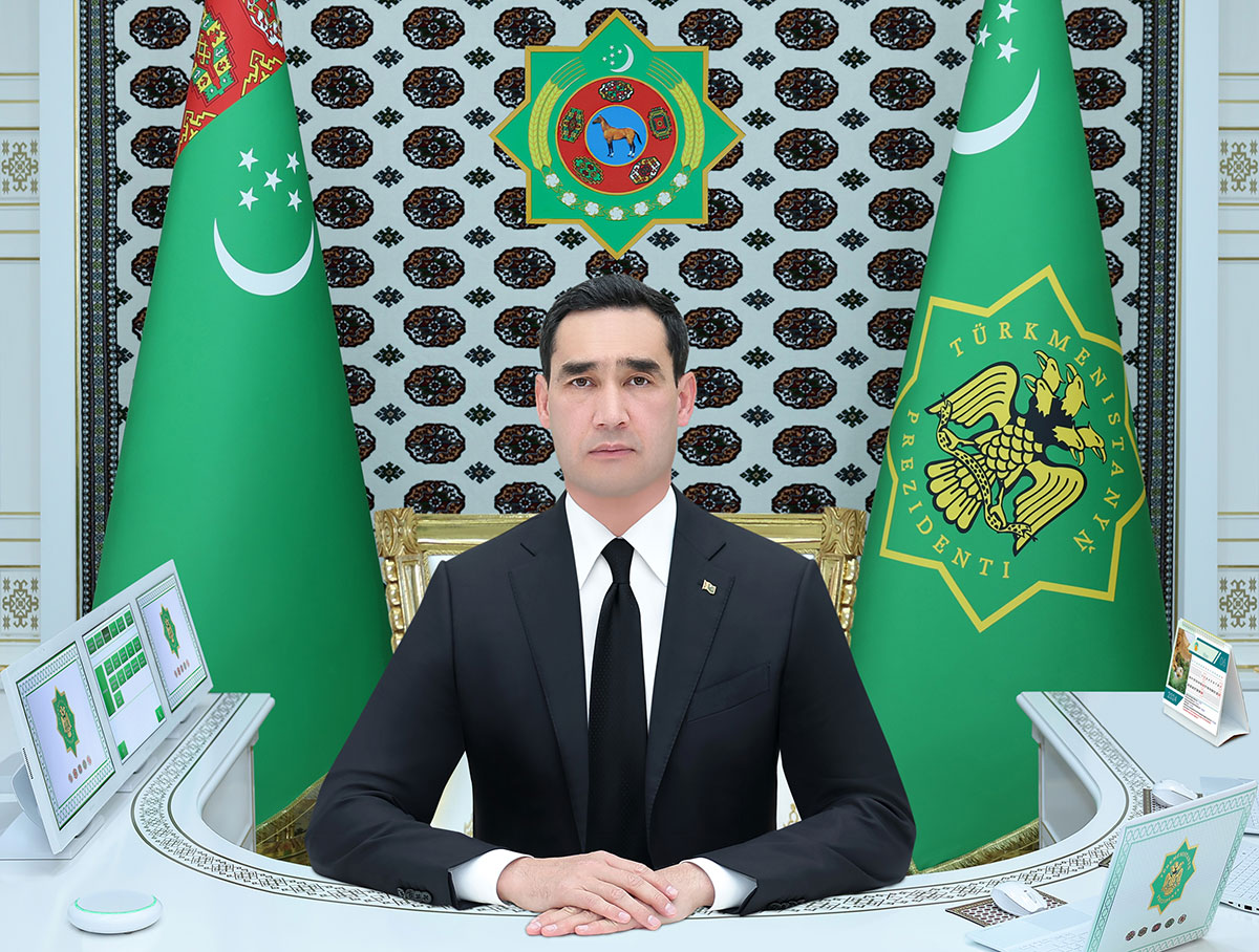 The President of Turkmenistan Held a Working Meeting via the Digital System