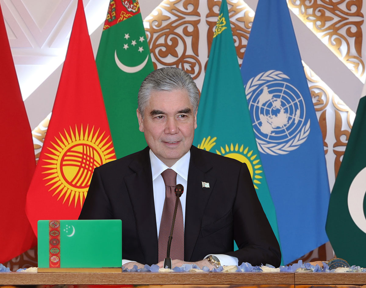 Выступление Национального Лидера туркменского народа, Председателя Халк Маслахаты Туркменистана Гурбангулы Бердымухамедова на Саммите Шанхайской Организации Сотрудничества