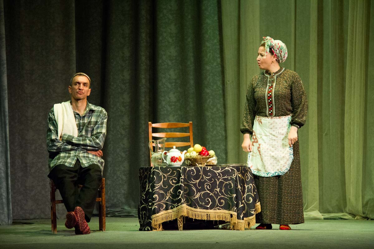 Türkmenistanyň Mollanepes adyndaky talyplar teatrynda täze oýun