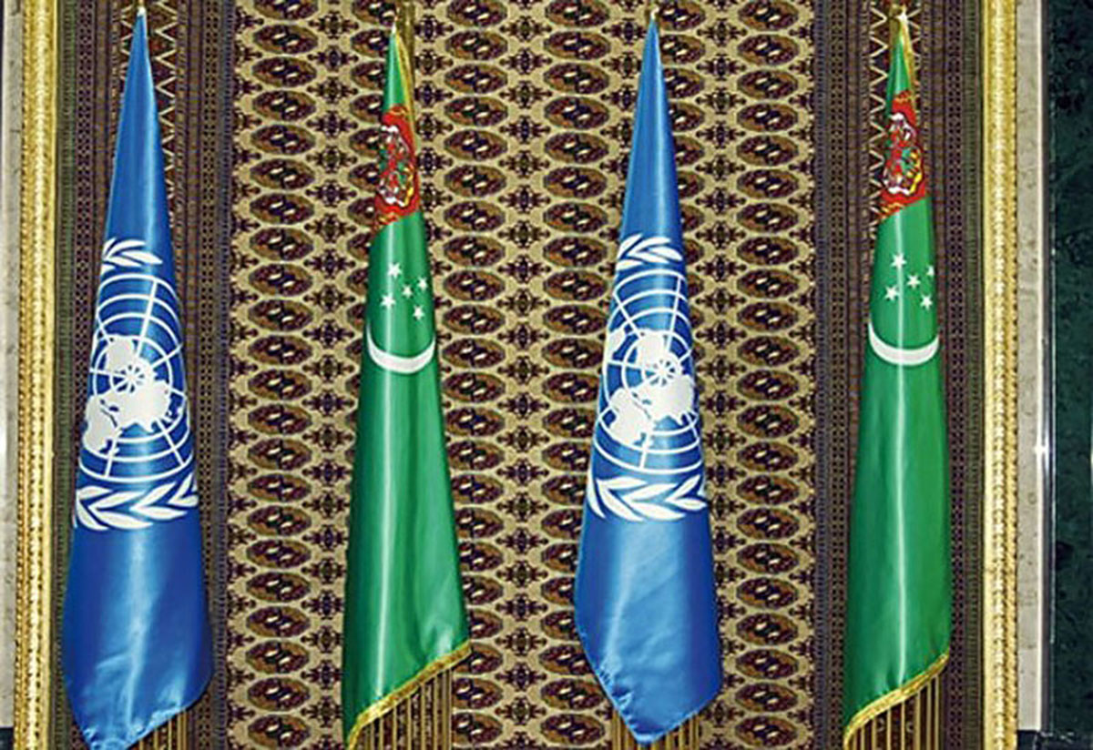 Переговоры между Президентом Сердаром Бердымухамедовым и Генеральным секретарём ООН Антониу Гутерришем