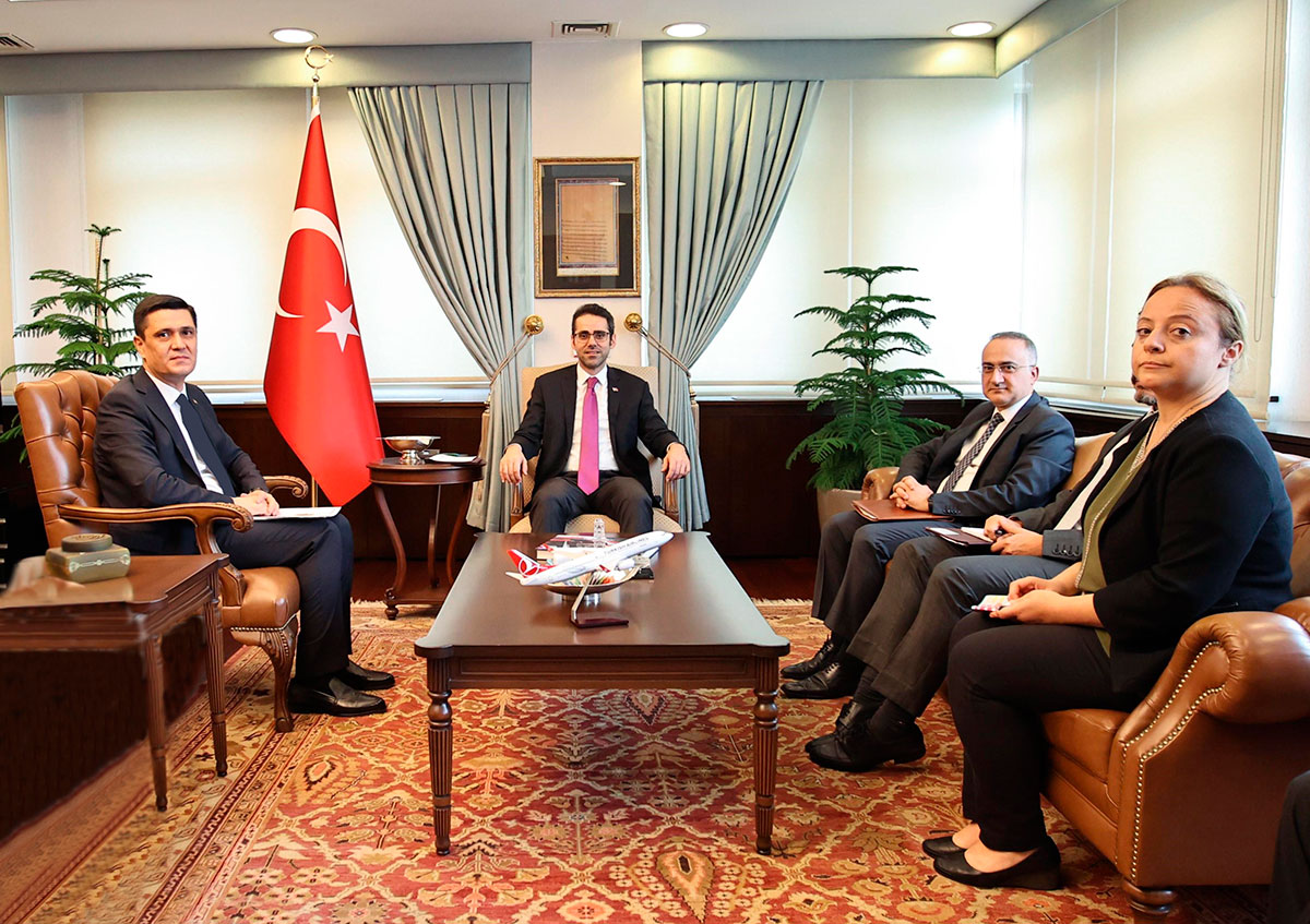 A meeting took place between the Ambassador of Turkmenistan and the Deputy Minister of Foreign Affairs of the Republic of Türkiye