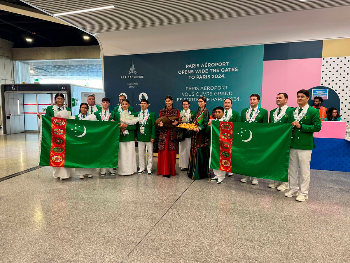 Олимпийцы Туркменистана прибыли в Париж