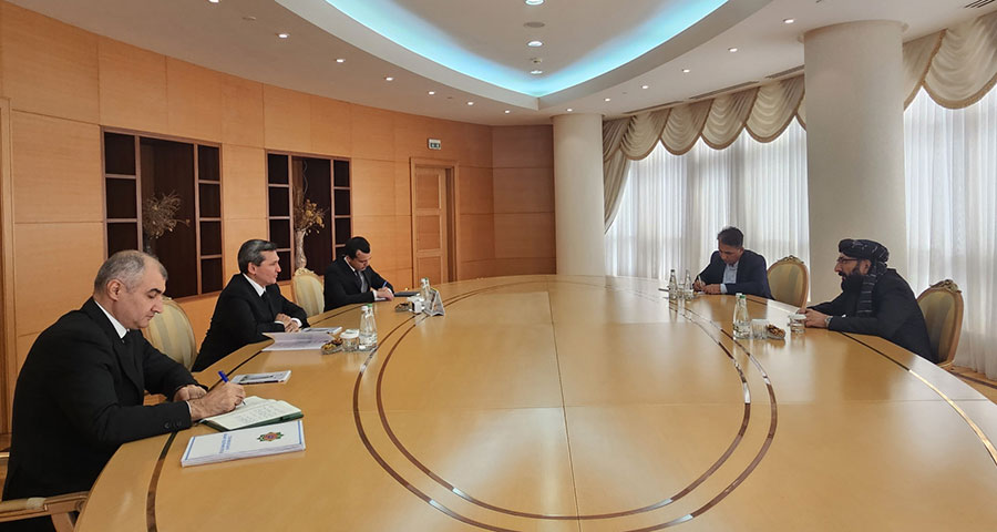 Встреча с Временным поверенным в делах Афганистана в Туркменистане