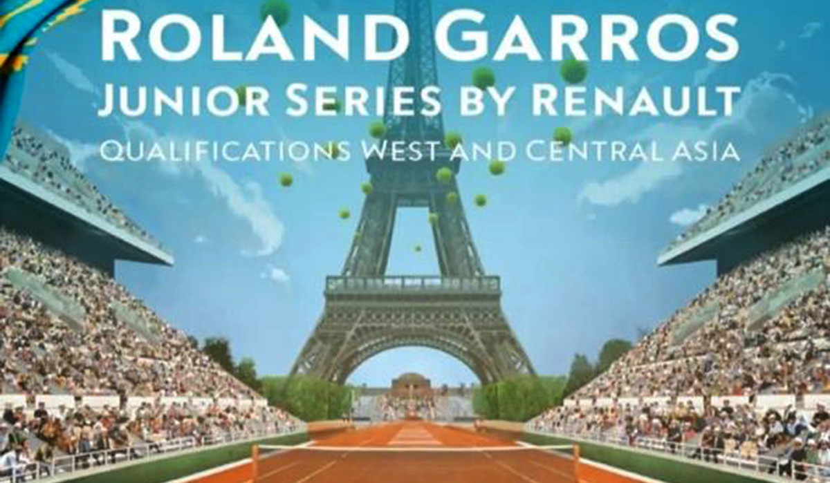 A Turkmen tennis player will take part in the Roland Garros junior qualifying tournament for the first time