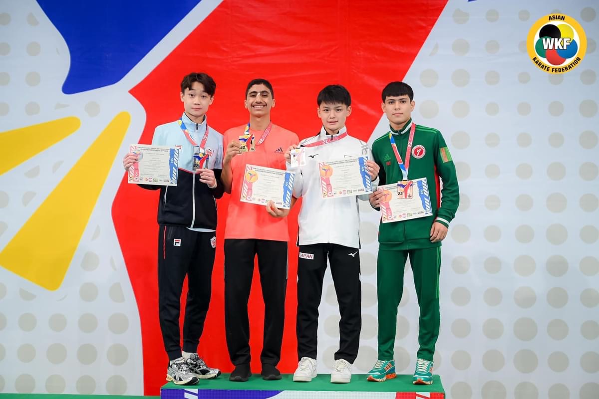 Karateka from Turkmenistan won a bronze medal at the Asian Championship