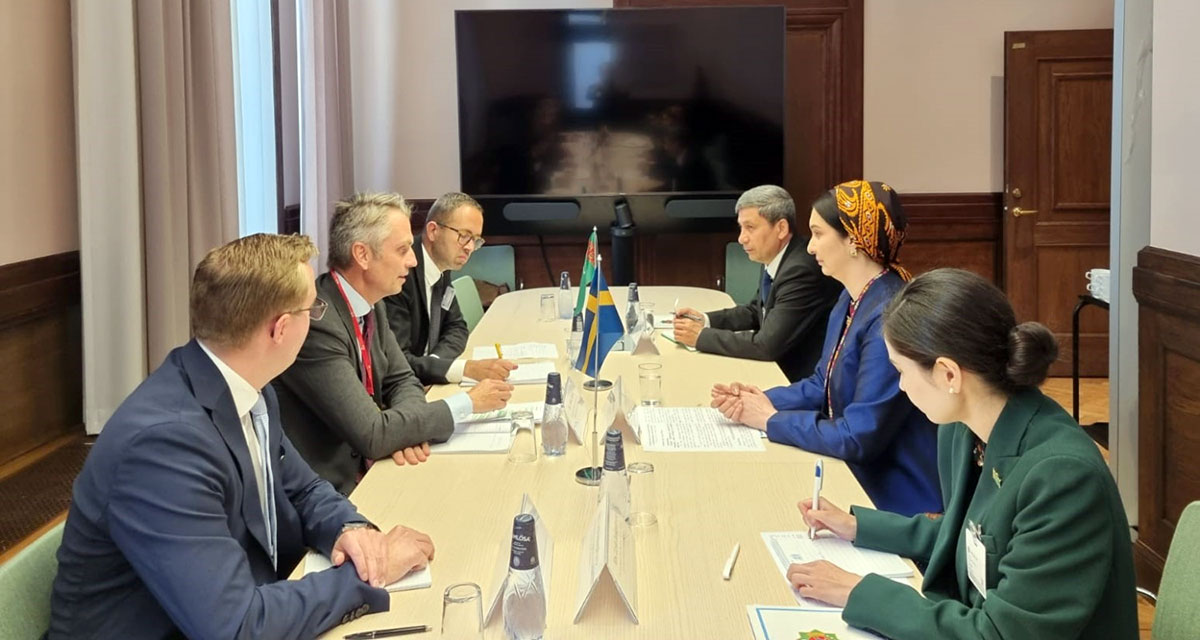 Turkmen-Swedish cooperation discussed in Stockholm