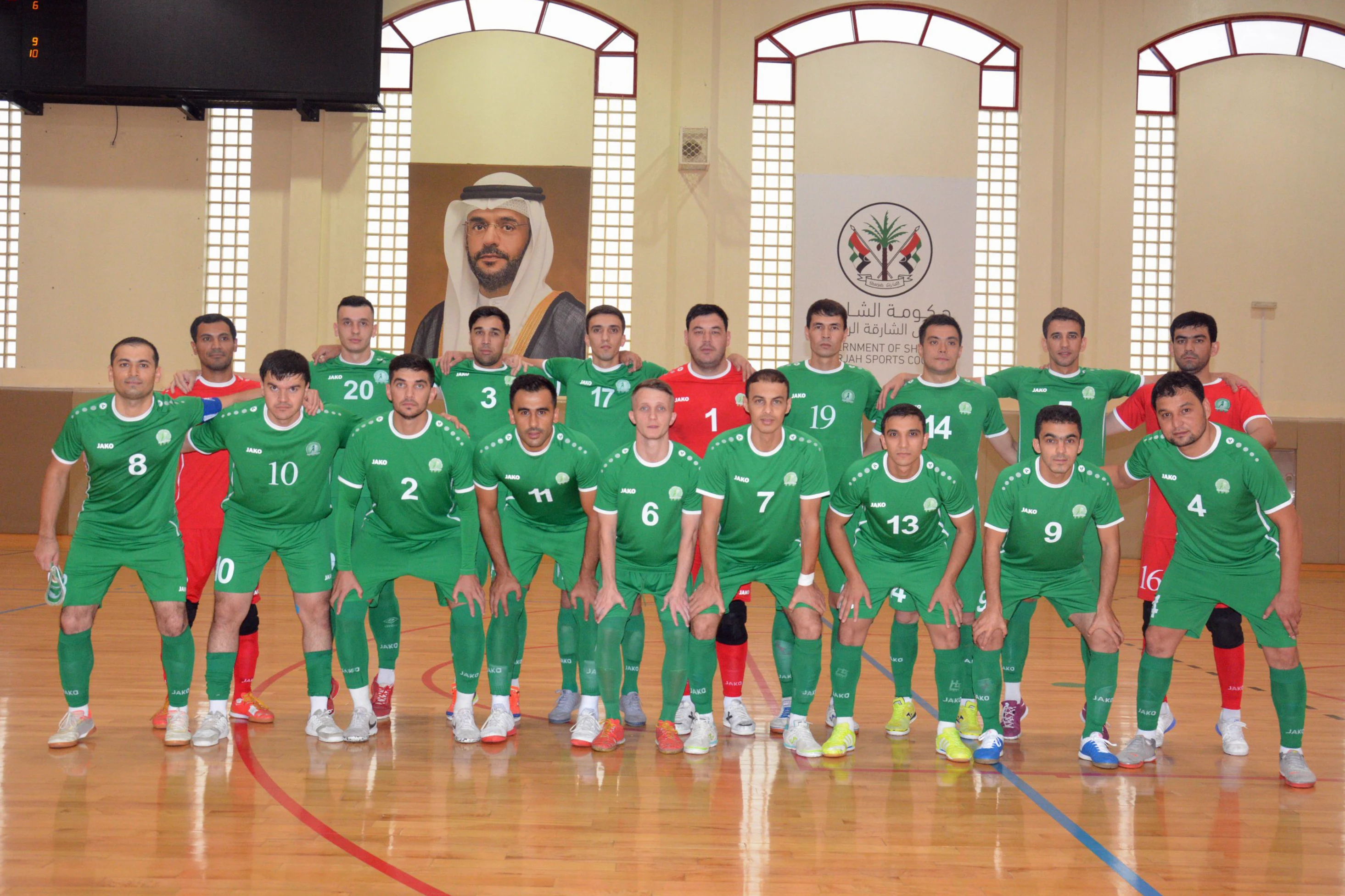 The national teams of Turkmenistan and Saudi Arabia played to a draw in a friendly futsal match