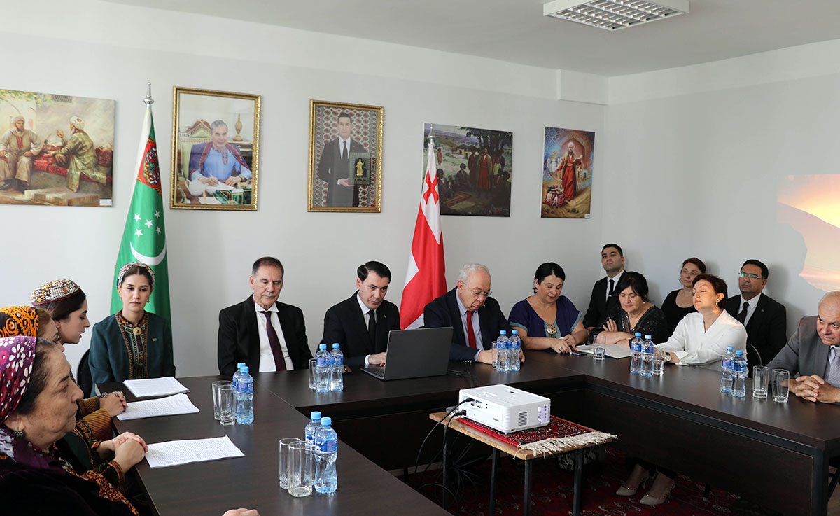 Opening of Magtymguli Fragi Auditorium at State University