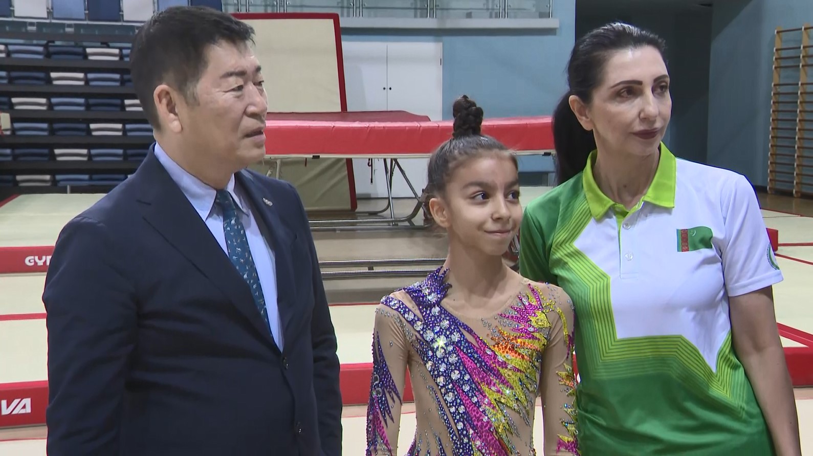 The President of the International Gymnastics Federation visited Turkmenistan