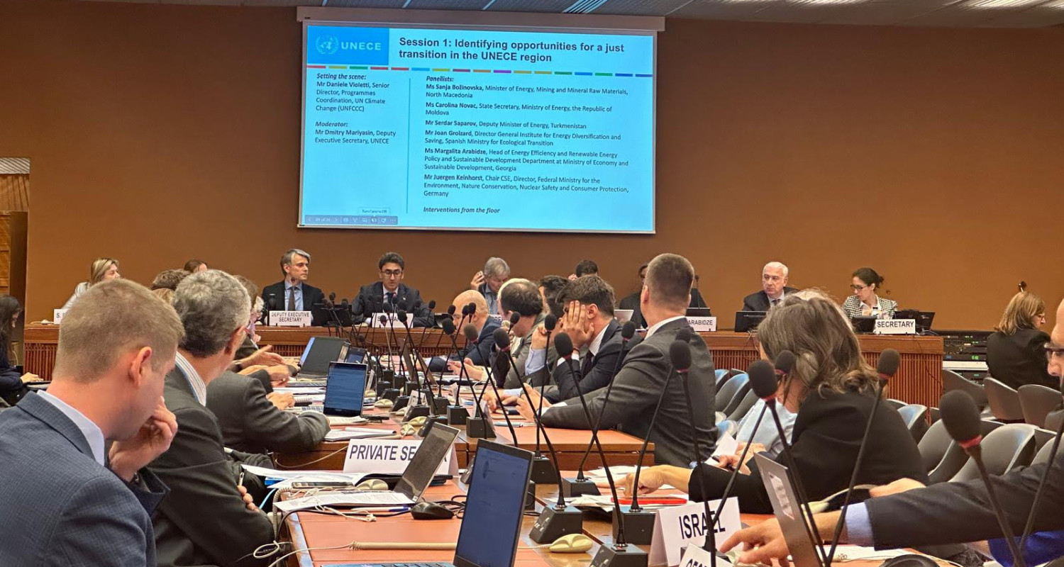 The delegation of Turkmenistan took part in a special session within the framework of the UNECE Sustainable Energy Week - 2024