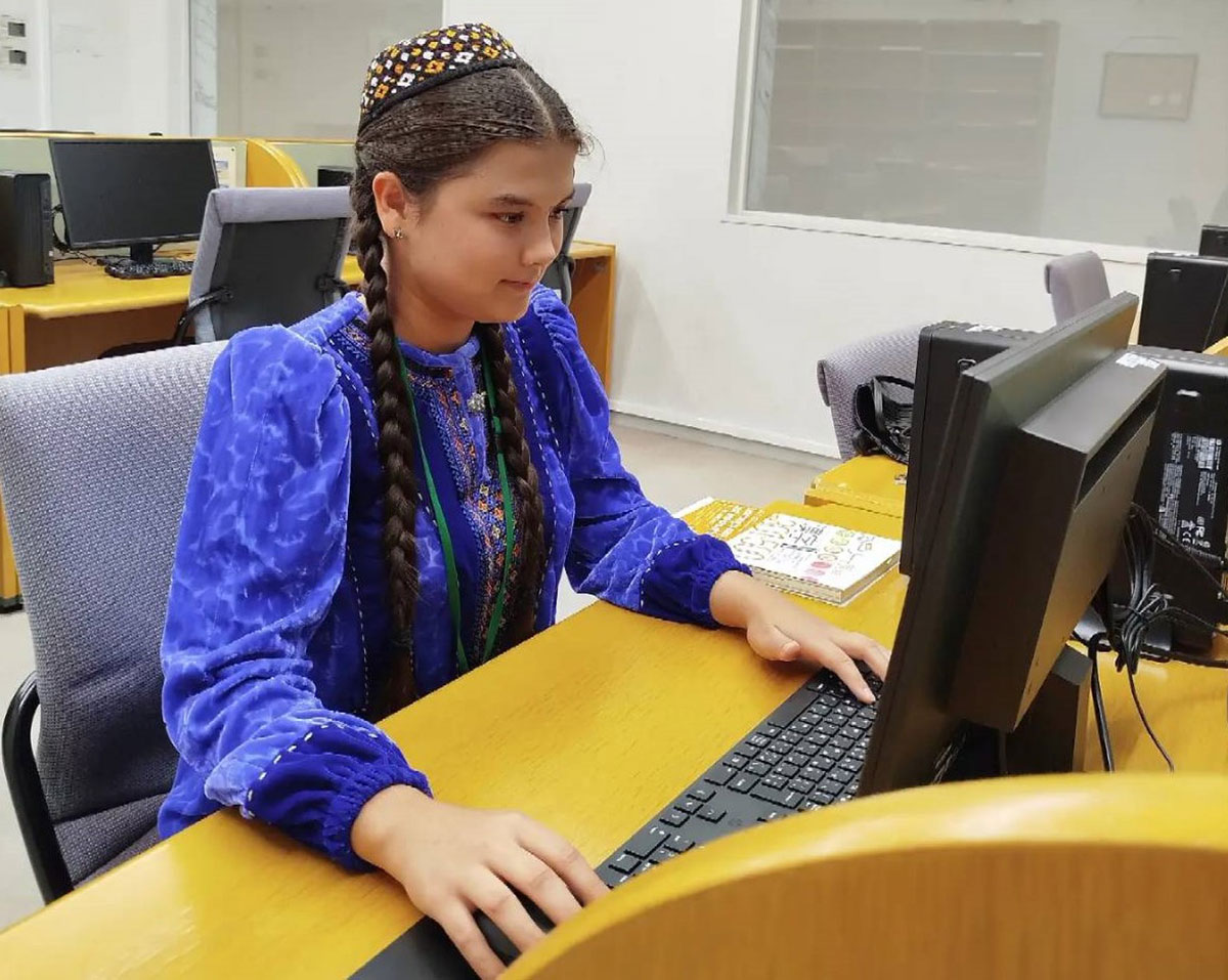 A student from Turkmenistan won a grant to study in Japan