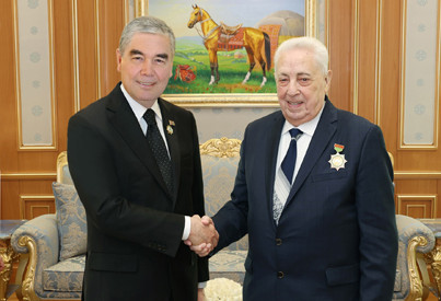 Chairman of the Halk Maslahaty of Turkmenistan met with the head of the Intergovernmental Coordination Council on Seed Issues of the CIS