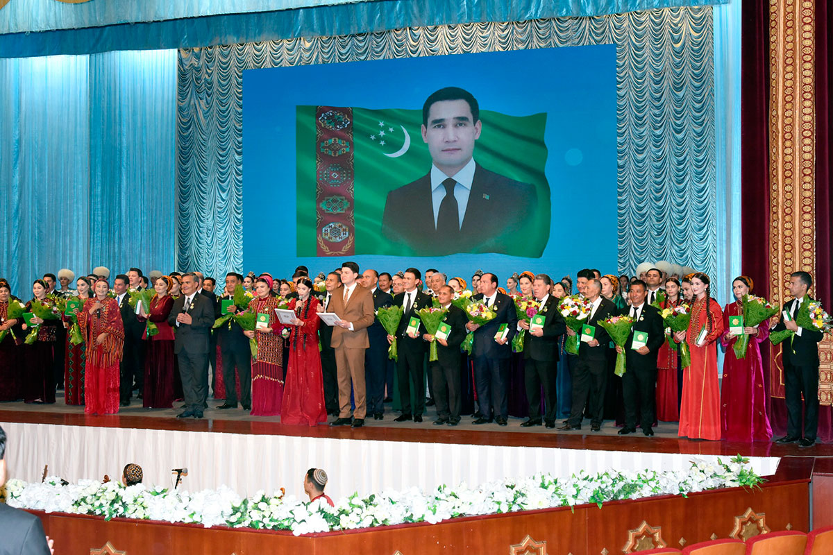 State awards were presented for inspired creative work for the benefit of the Fatherland