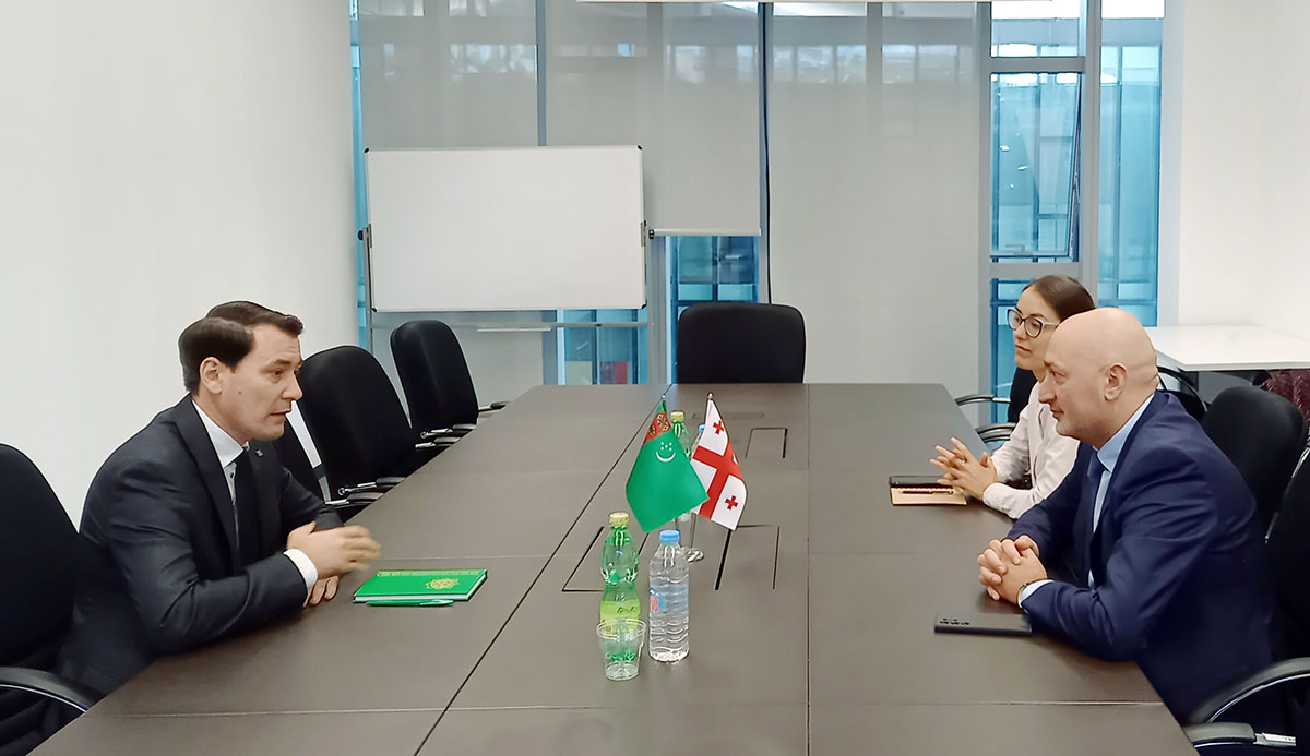 Ambassador of Turkmenistan in Georgia met with Deputy Minister of Economy and Sustainable Development of Georgia