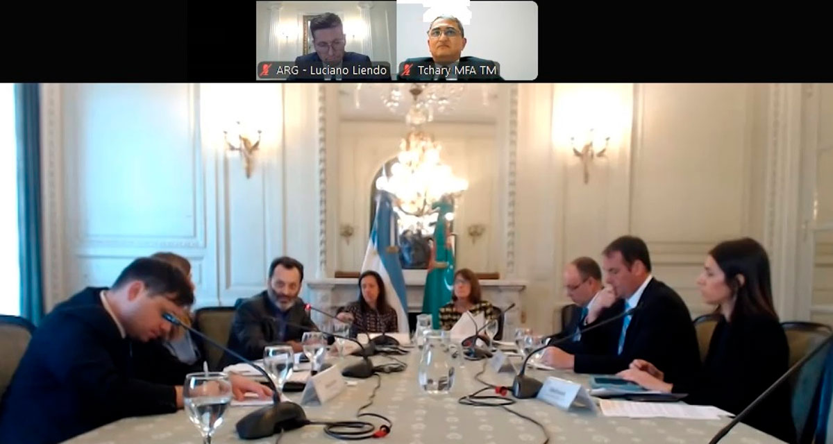 Turkmen-Argentine political consultations were held via videoconference